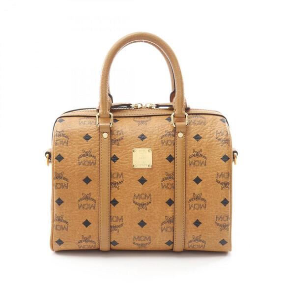 MCM Brown Leather 2C Tote Bag - Picture 1 of 11